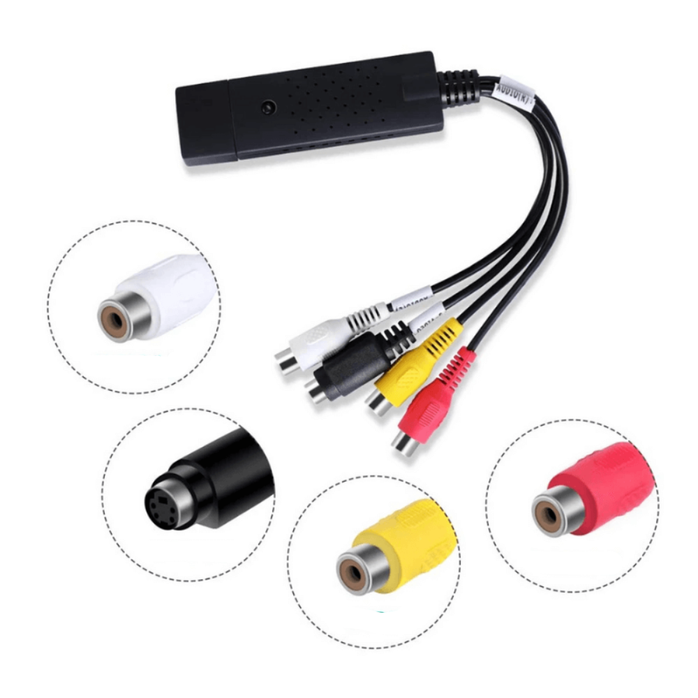 Konwerter USB do Digitalizacji Nagrań Wideo – Transfer VHS do Formatu Cyfrowego