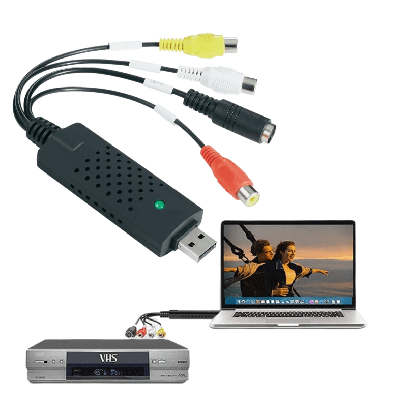 Konwerter USB do Digitalizacji Nagrań Wideo – Transfer VHS do Formatu Cyfrowego