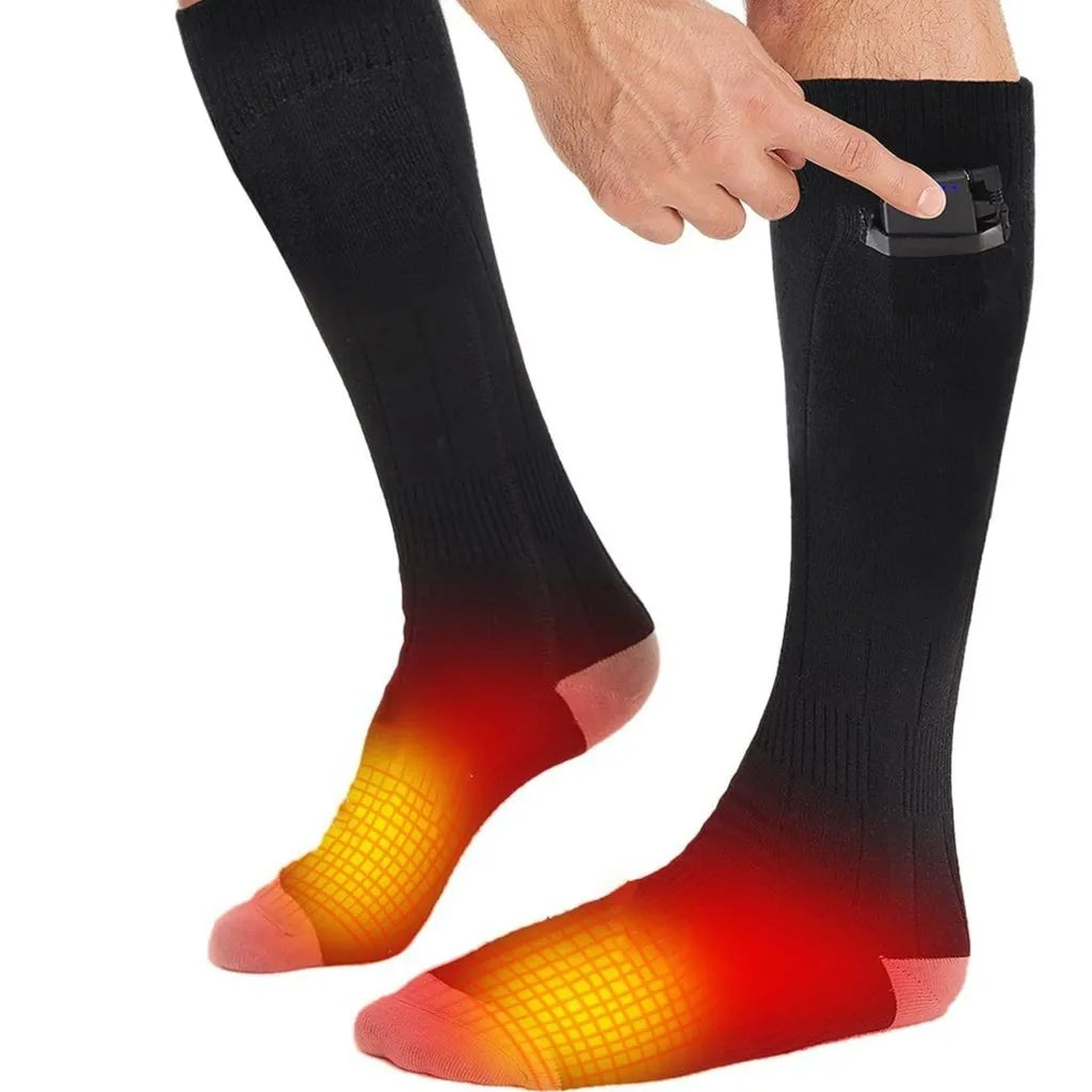 Skarpety ogrzewające unisex z trzema ustawieniami temperatury