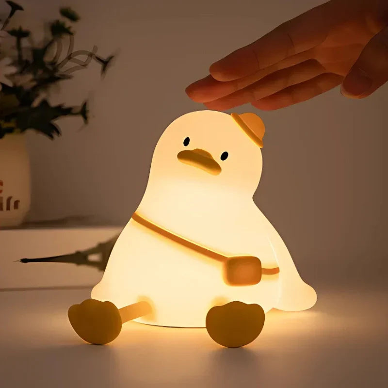 Przenośna Nocna Lampa z Delikatnym Światłem - Projekt zwierzęcy