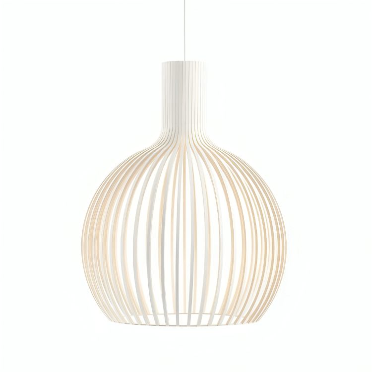 Elegancka Lampa Wisząca z Bambusa