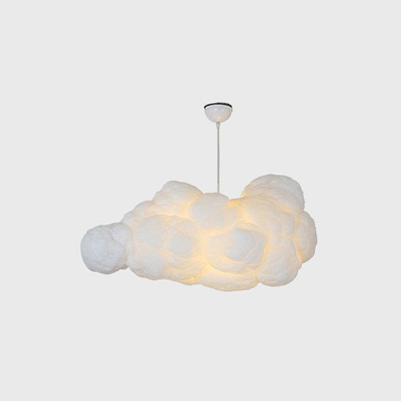 Regulowana lampa sufitowa z dwoma kloszami Biała nowoczesna oprawa