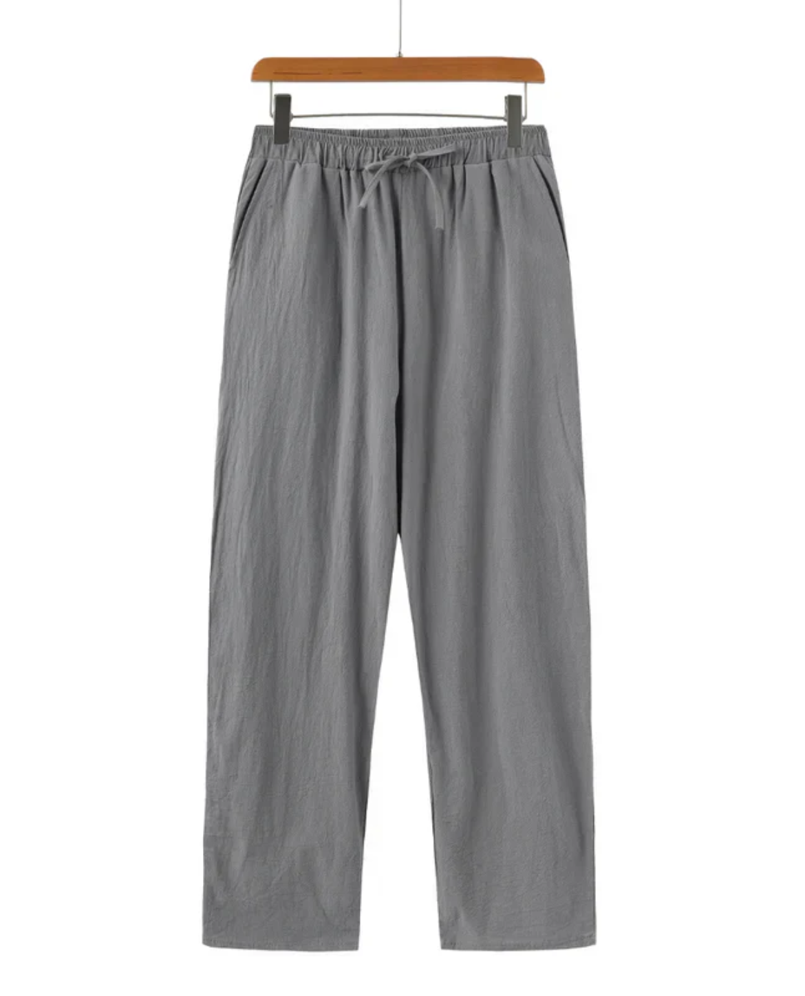 Męskie spodnie letnie luźny krój uniwersalny styl casual