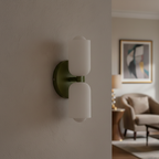 Nowoczesna kinkietowa lampa LED do wnętrz, oświetlająca w górę i w dół