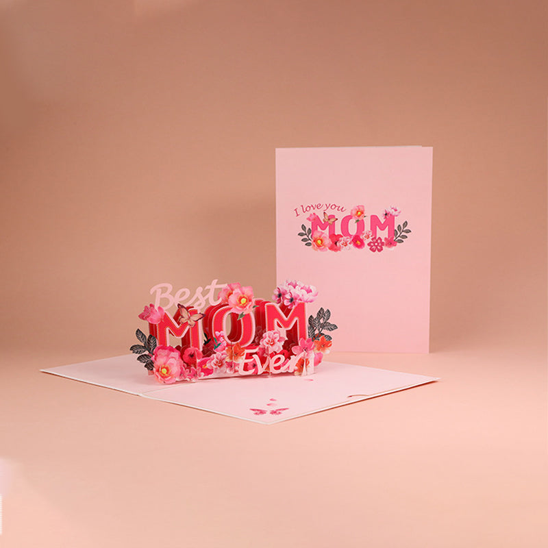 Piękna kartka 3D pop up prezent na Dzień Matki