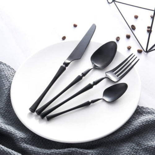 24-elementowy zestaw sztućców Elegancki zestaw przyborów kuchennych