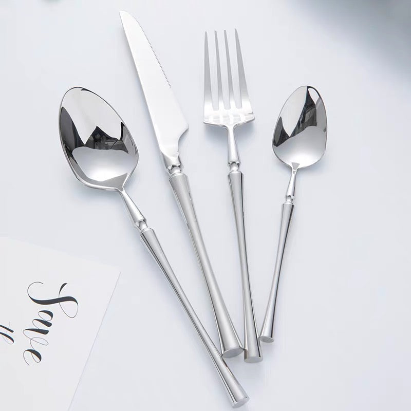 24-elementowy zestaw sztućców Elegancki zestaw przyborów kuchennych