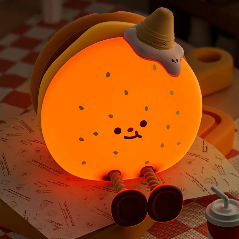 Lampka stołowa nocna LED Śpiący przyjaciele lampka przyłóżkowa