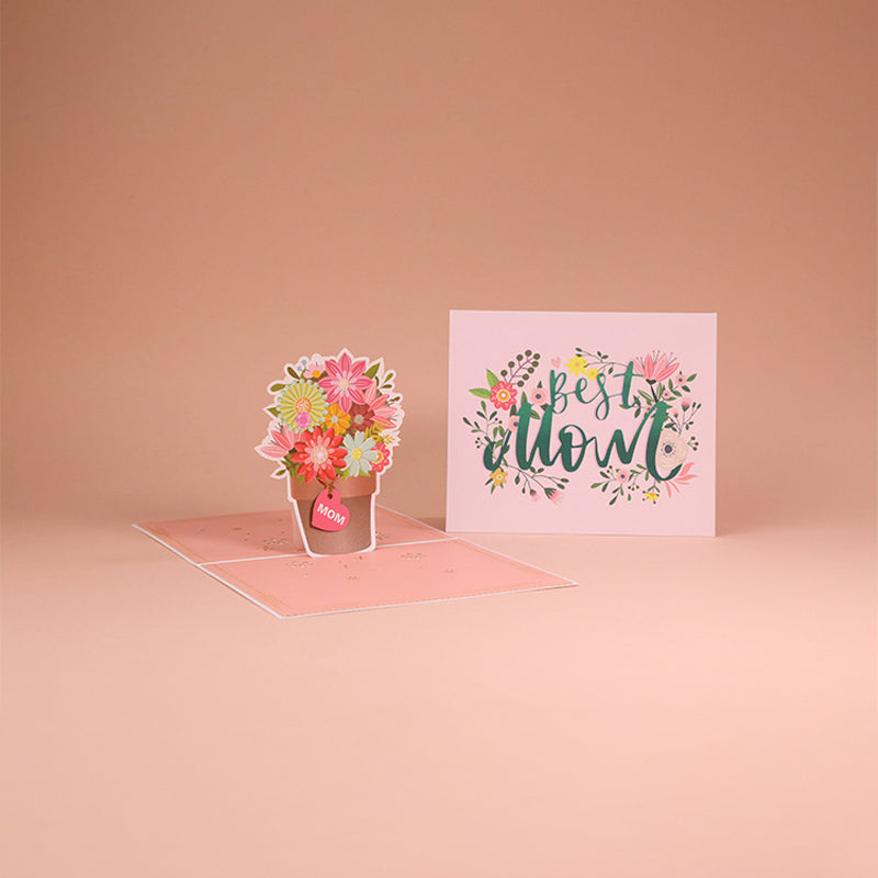 Piękna kartka 3D pop up prezent na Dzień Matki