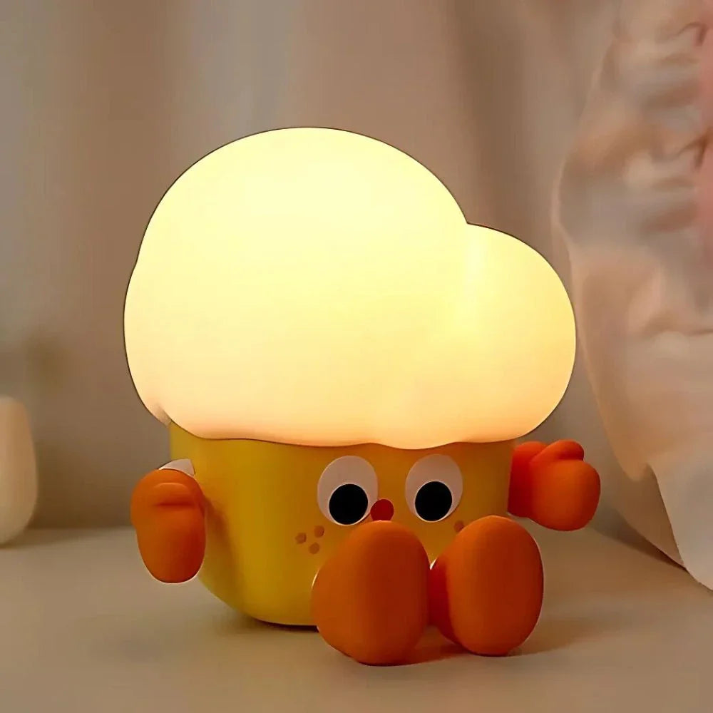 Przenośna Nocna Lampa z Delikatnym Światłem - Projekt zwierzęcy