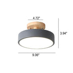 Wpuszczana skandynawska lampa sufitowa LED do wnętrz