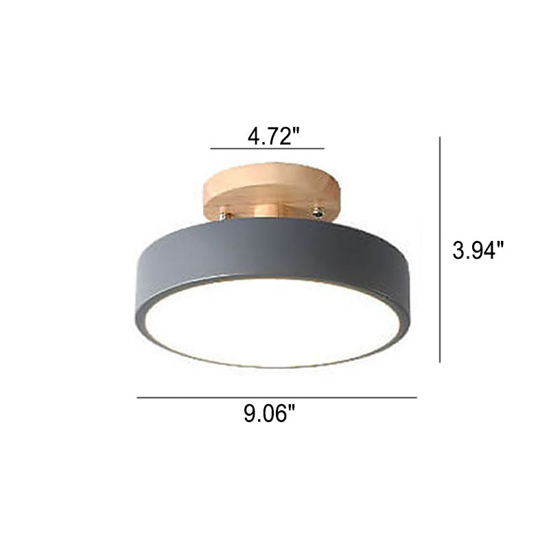 Wpuszczana skandynawska lampa sufitowa LED do wnętrz