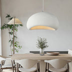 Minimalistyczna lampa sufitowa w stylu japandi