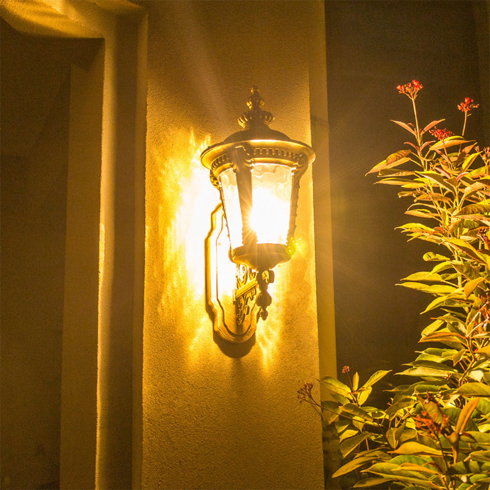 Wodoodporna lampa ścienna zewnętrzna w stylu vintage