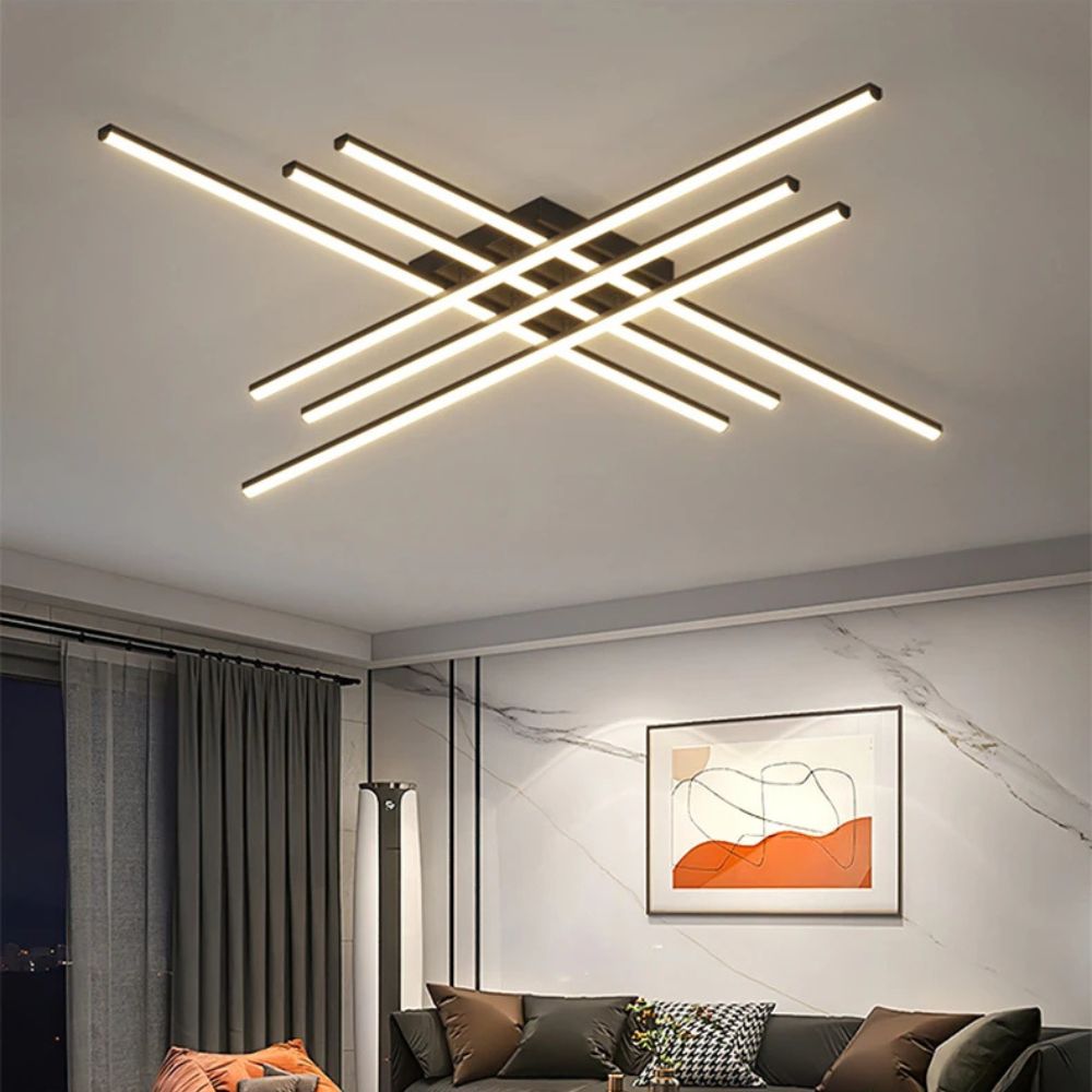 Minimalistyczna lampa sufitowa LED – nowoczesne oświetlenie wnętrz