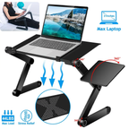 Wszechstronny smukły obrotowy stojak na laptopa 360°