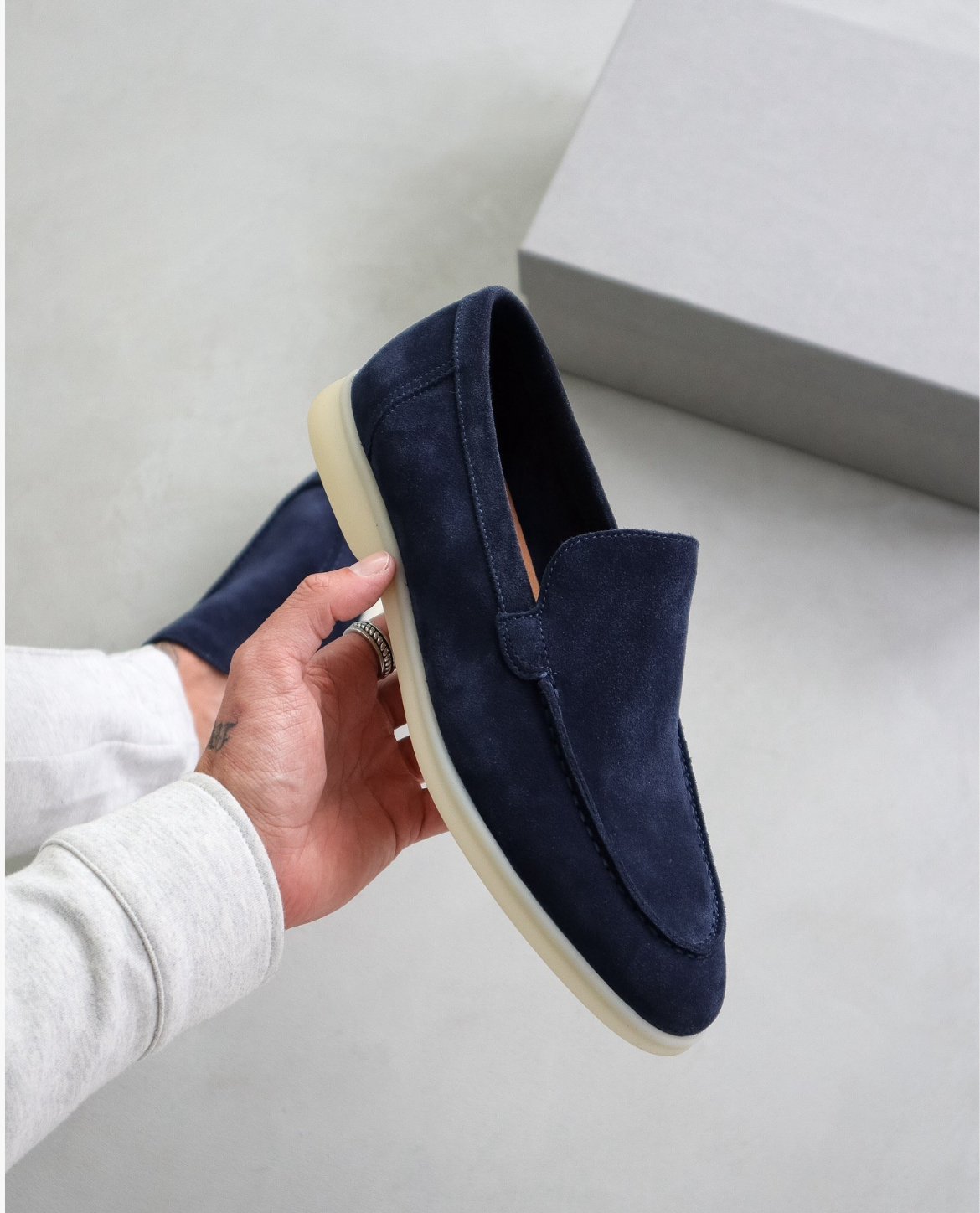 Męskie Mokasyny Smart Casual Eleganckie Wsuwane Buty Codzienne