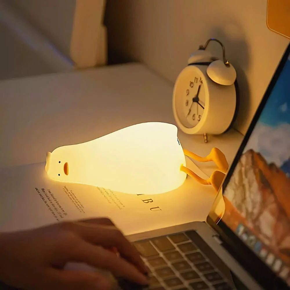 Przenośna Nocna Lampa z Delikatnym Światłem - Projekt zwierzęcy