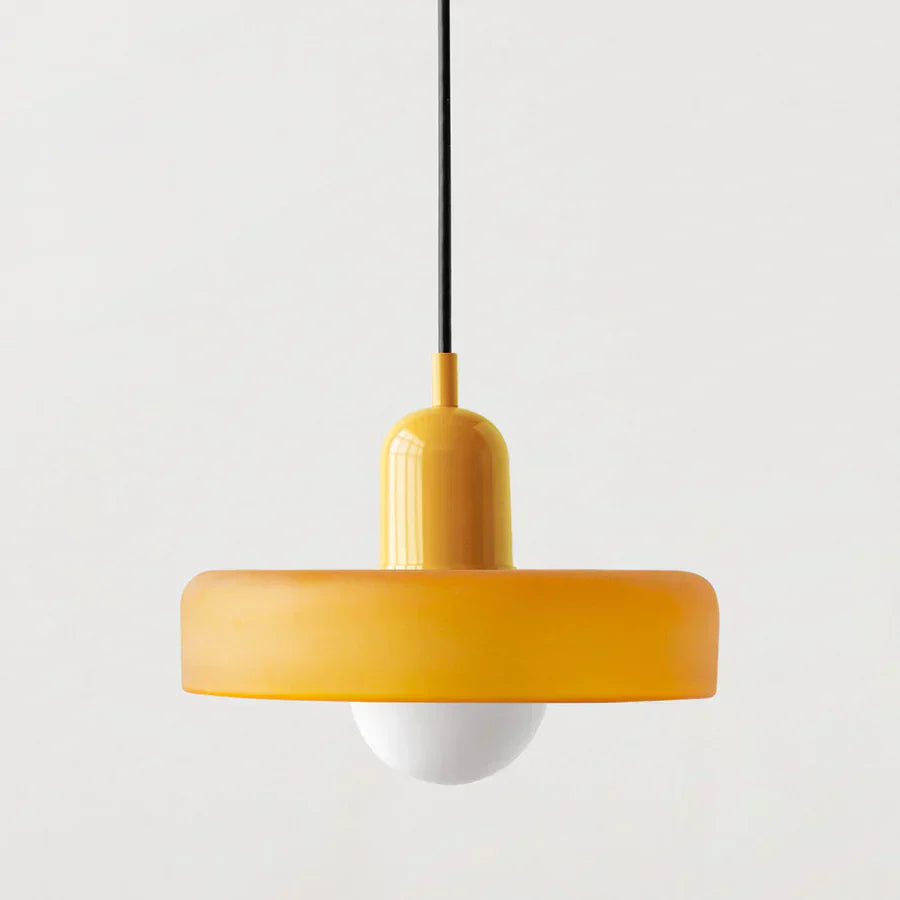 Stylowa marmurowa lampa wisząca sufitowa w stylu skandynawskim
