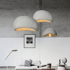 Minimalistyczna lampa sufitowa w stylu japandi