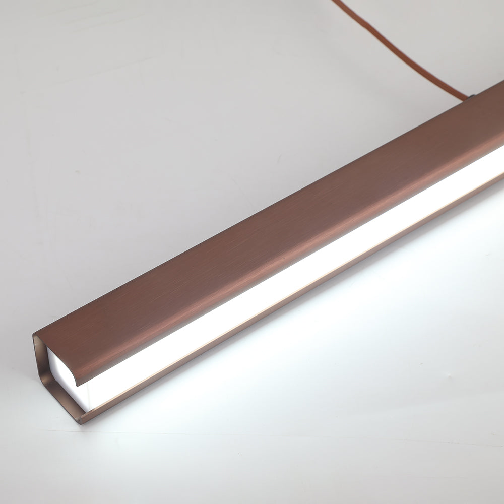 Smukła designerska nowoczesna lampa wisząca LED liniowa – Funkcjonalne oświetlenie liniowe
