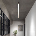 Smukła minimalistyczna liniowa lampa sufitowa LED nowoczesna