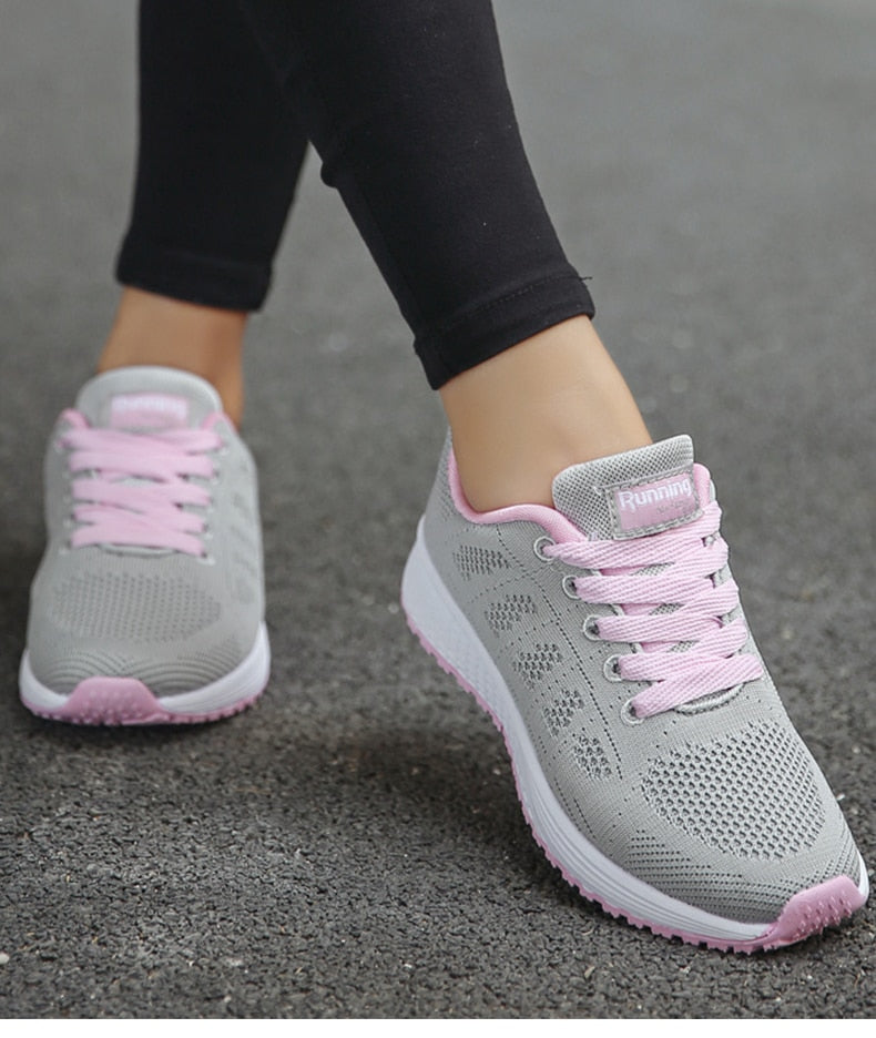 Damskie Sneakersy Komfortowe Lekkie Stabilne Na Co Dzień