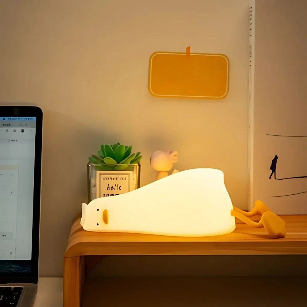 Lampka stołowa nocna LED Śpiący przyjaciele lampka przyłóżkowa