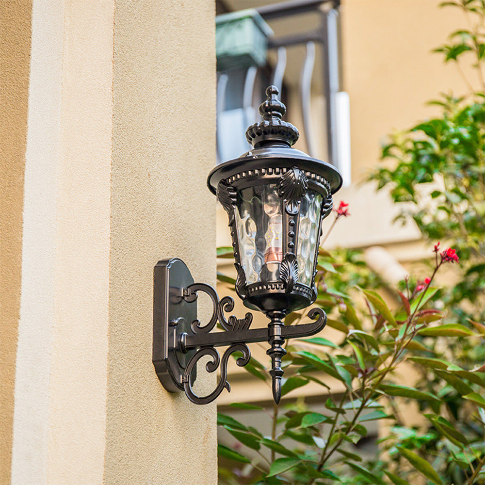 Wodoodporna lampa ścienna zewnętrzna w stylu vintage