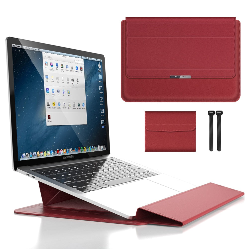 Ochronna torba na laptopa z wbudowaną podstawką
