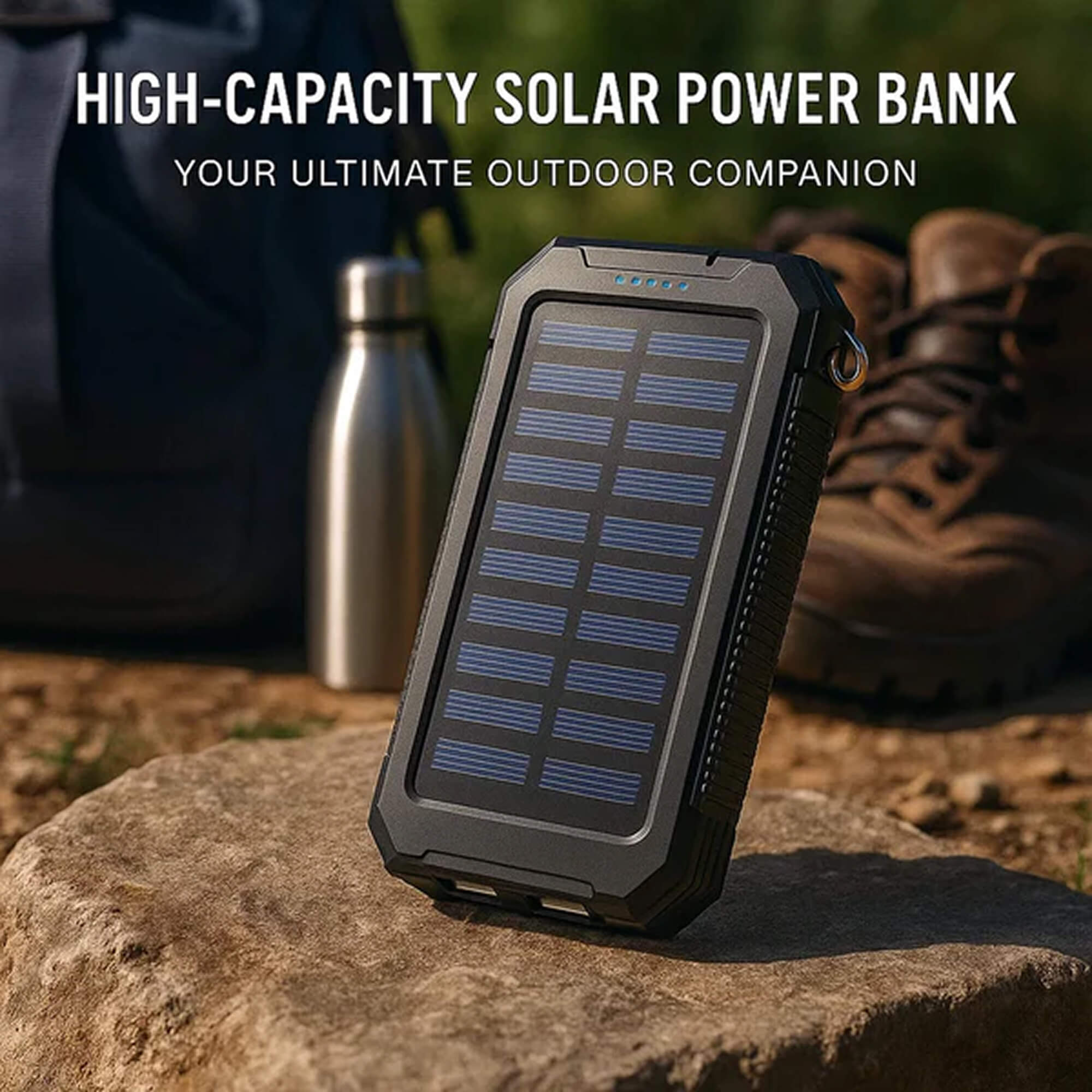 Mocny Power Bank Słoneczny do Pleneru – 20000mAh