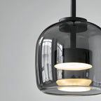 Stylowa lampa wisząca LED w stylu retro z połowy wieku