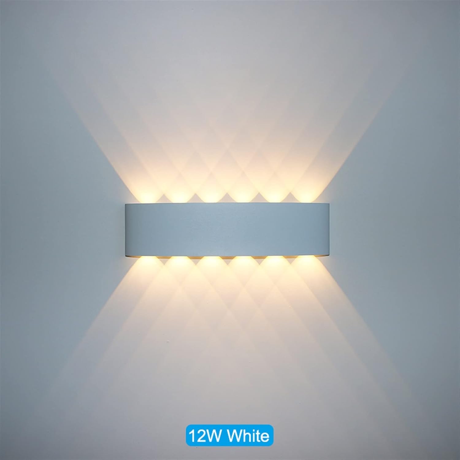 Nowoczesna lampa ścienna do wnętrz i na zewnątrz