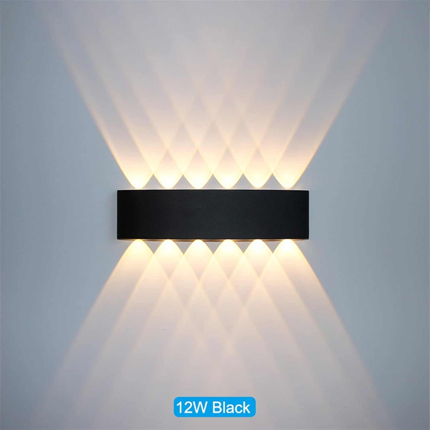 Nowoczesna lampa ścienna do wnętrz i na zewnątrz