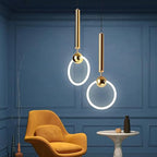 Nordycka Lampa Wisząca Minimalistyczny Design Elegancki Kształt