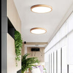 Stylowa Okrągła Lampa Sufitowa Flush Mount Nowoczesna – Minimalistyczny styl japoński