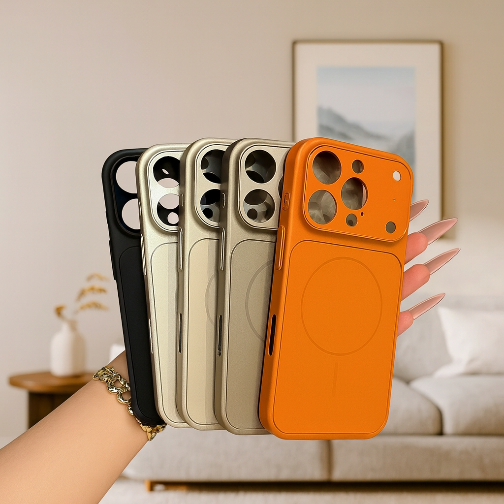 Lekkie etui na telefon z pierścieniem magnetycznym