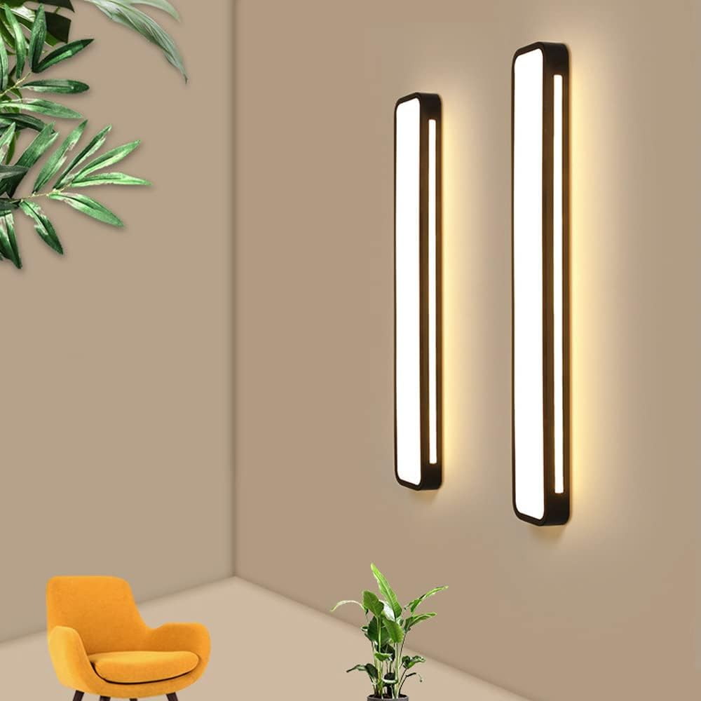 Nordycka minimalistyczna długa lampa sufitowa LED