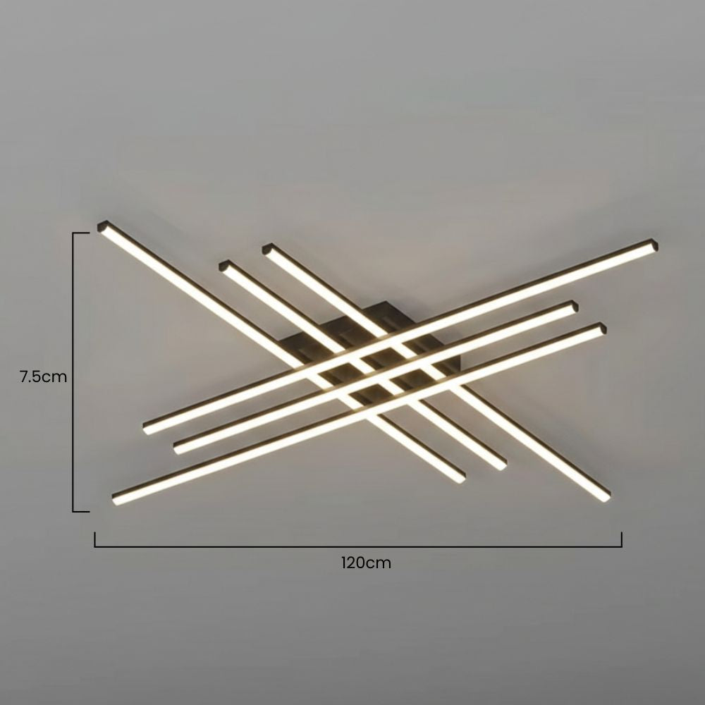 Minimalistyczna lampa sufitowa LED – nowoczesne oświetlenie wnętrz