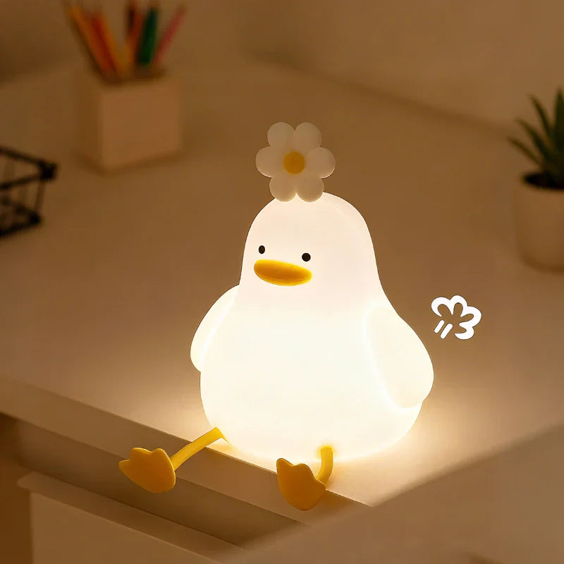 Lampka stołowa nocna LED Śpiący przyjaciele lampka przyłóżkowa