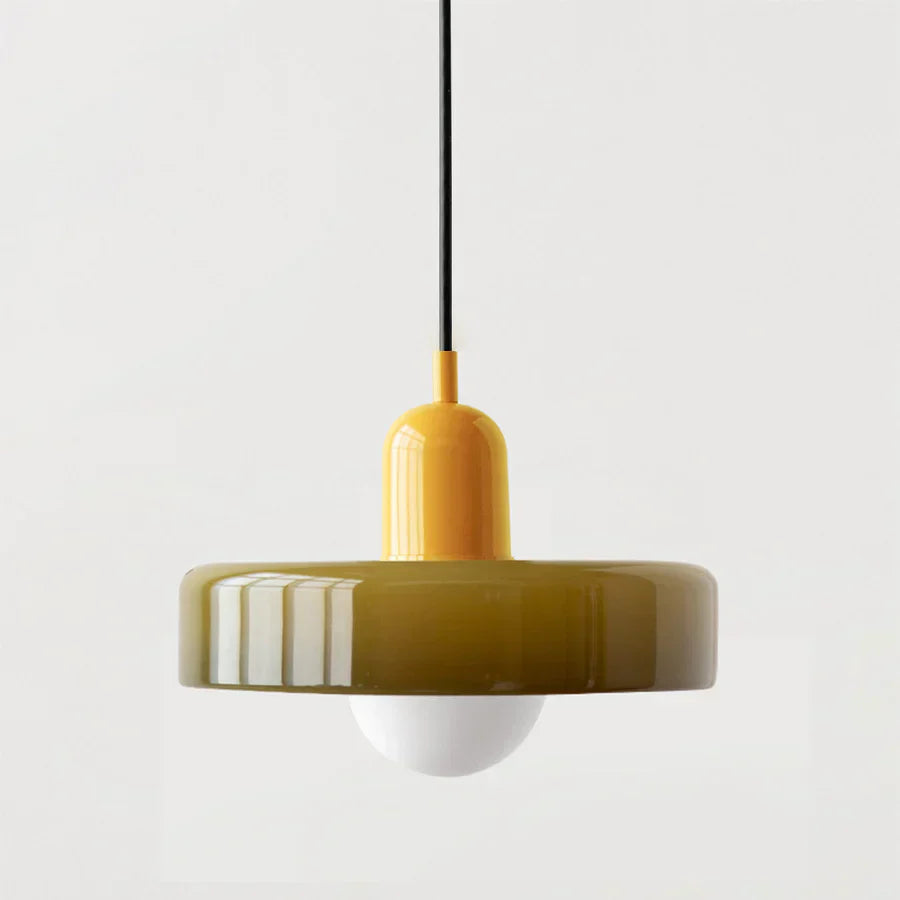 Stylowa marmurowa lampa wisząca sufitowa w stylu skandynawskim