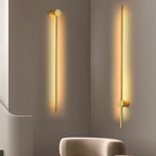 Elegancka liniowa lampa ścienna LED do nowoczesnych wnętrz
