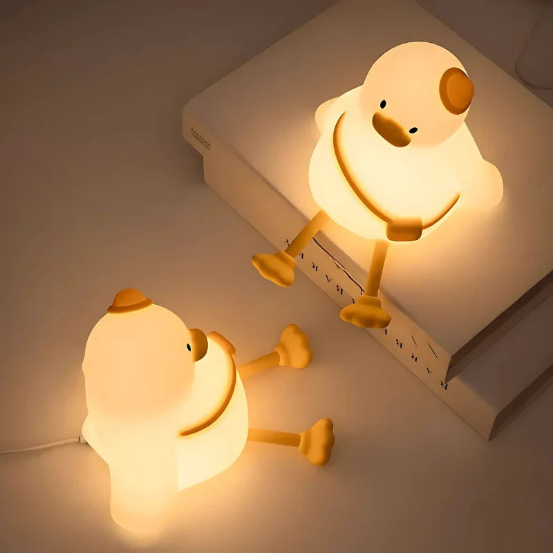 Lampka stołowa nocna LED Śpiący przyjaciele lampka przyłóżkowa