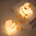 Lampka stołowa nocna LED Śpiący przyjaciele lampka przyłóżkowa