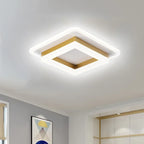 Ultracienka Geometryczna Skandynawska Kwadratowa Lampa Sufitowa LED