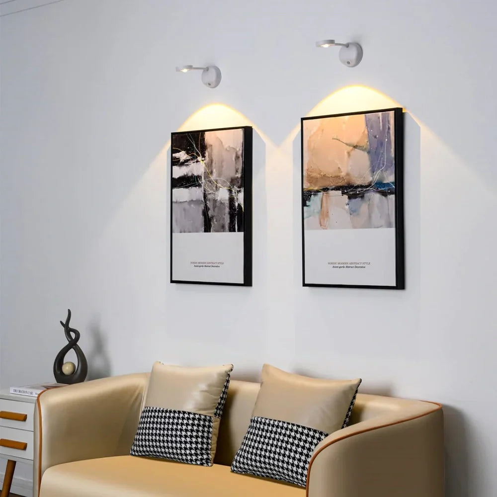 Łatwa w montażu lampa ścienna LED z czujnikiem ruchu oszczędność miejsca