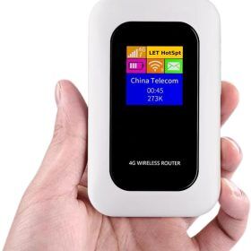 Kompaktowy mobilny router WiFi 5G z funkcją hotspotu
