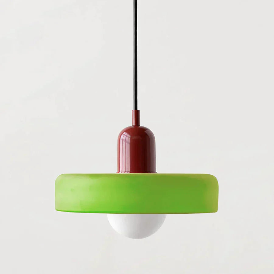 Stylowa marmurowa lampa wisząca sufitowa w stylu skandynawskim