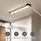Nordycka minimalistyczna długa lampa sufitowa LED