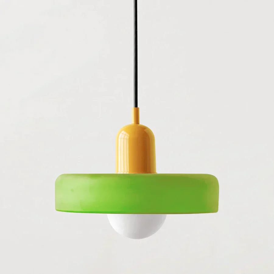Stylowa marmurowa lampa wisząca sufitowa w stylu skandynawskim